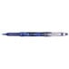 A Pilot blue rollerball pen with a blue cap.