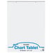 A white chart tablet.