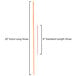 A diagram of an extra-long straw.