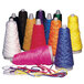 Pacon 00590 Trait-Tex Assorted Color Double Weight Yarn Cone - 12/Box