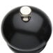 A Chef Specialties Imperial Ebony pepper mill with a silver knob.