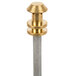 A gold and brass metal Cooking Performance Group front pilot pipe assembly.