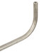 A bent metal rod with a long handle.