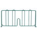 A green Metroseal wire shelf divider for a Metro rack.