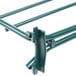 A Metroseal green metal wire shelf divider.