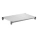 A rectangular solid shelf kit with a smooth surface and four corner supports.