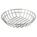 An American Metalcraft stainless steel wire basket with a grid pattern.