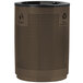 Commercial Zone 782438 Precision Grand Recycler 40 Gallon Brown Stainless Steel Trash / Recycling Receptacle