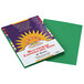 SunWorks 8003 9 inch x 12 inch Holiday Green Pack of 58# Construction Paper - 50 Sheets