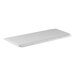 A white rectangular Cambro Camshelving shelf kit with 4 solid shelves.