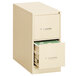 OIF EFS21106 Putty Steel 2-Drawer Letter Filing Cabinet - 15 inch x 26 1/2 inch x 29 inch