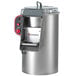 A silver Sammic 44 lb. potato peeler with red buttons.