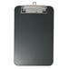 Officemate 83002 1/2 inch Capacity 6 inch x 9 inch Black Plastic Clipboard