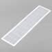 A rectangular white sticker with a grid pattern.
