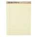 A yellow Second Nature legal pad with blue lines.