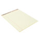 A close up of a yellow lined TOPS legal pad.
