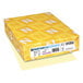 Neenah 01352 Classic Crest 8 1/2 inch x 11 inch Baronial Ivory Ream of 24# Copy Paper - 500/Sheets