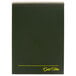 An Ampad wirebound planner pad with a green cover and yellow writing on it.
