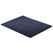 A navy blue rectangular folder with pockets and a glossy finish.