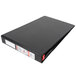 A black Cardinal Tabloid binder with a red label on the spine.