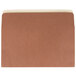 A brown file folder with a white background.