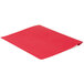 A red rectangular Oxford report cover with a clear front.