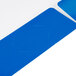 A blue rectangular Oxford 2-pocket folder with white lines.