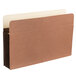 A brown Pendaflex legal size file pocket.