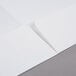 An Oxford white high gloss laminated paper pocket folder.