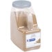 A plastic container of McCormick Culinary Ground Cumin.