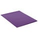 A purple rectangular Oxford laminated paper folder.