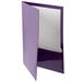 A purple Oxford 2-pocket folder with a high gloss finish.