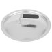 A Vollrath aluminum pot/pan lid with a black Torogard handle.