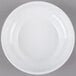 A white Thunder Group melamine salsa dish.