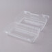 a close up of a plastic container
