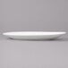 A white Bon Chef porcelain oval plate.