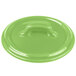 A Bon Chef lime porcelain lid with a handle.