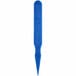 A blue rectangular Royal Paper steak marker with the word "medium" in black.