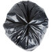 A black Berry trash bag.