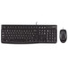 Logitech 920002565 MK120 Wired Black Keyboard with Mouse