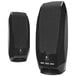 A pair of black Logitech S150 digital speakers.