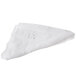 A white cloth triangle with safety pins in a white bag.