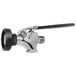 A Fisher chrome plated Pro Spray Valve with black handle.
