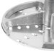 A Robot Coupe 3-disc set for a commercial food processor with metal discs.