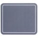 A grey square Kelly Optical mouse pad with white border.