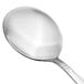 A close-up of a Walco stainless steel bouillon spoon with a silver handle.