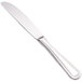 A Walco Pacific Rim stainless steel table knife with a silver handle.