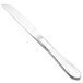 A close-up of a Walco stainless steel butter knife with a silver handle.
