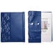 A blue Charles Leonard Varicap6 binder with instructions.