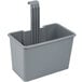 A grey plastic Unger side bucket for a grey mop bucket with a handle.